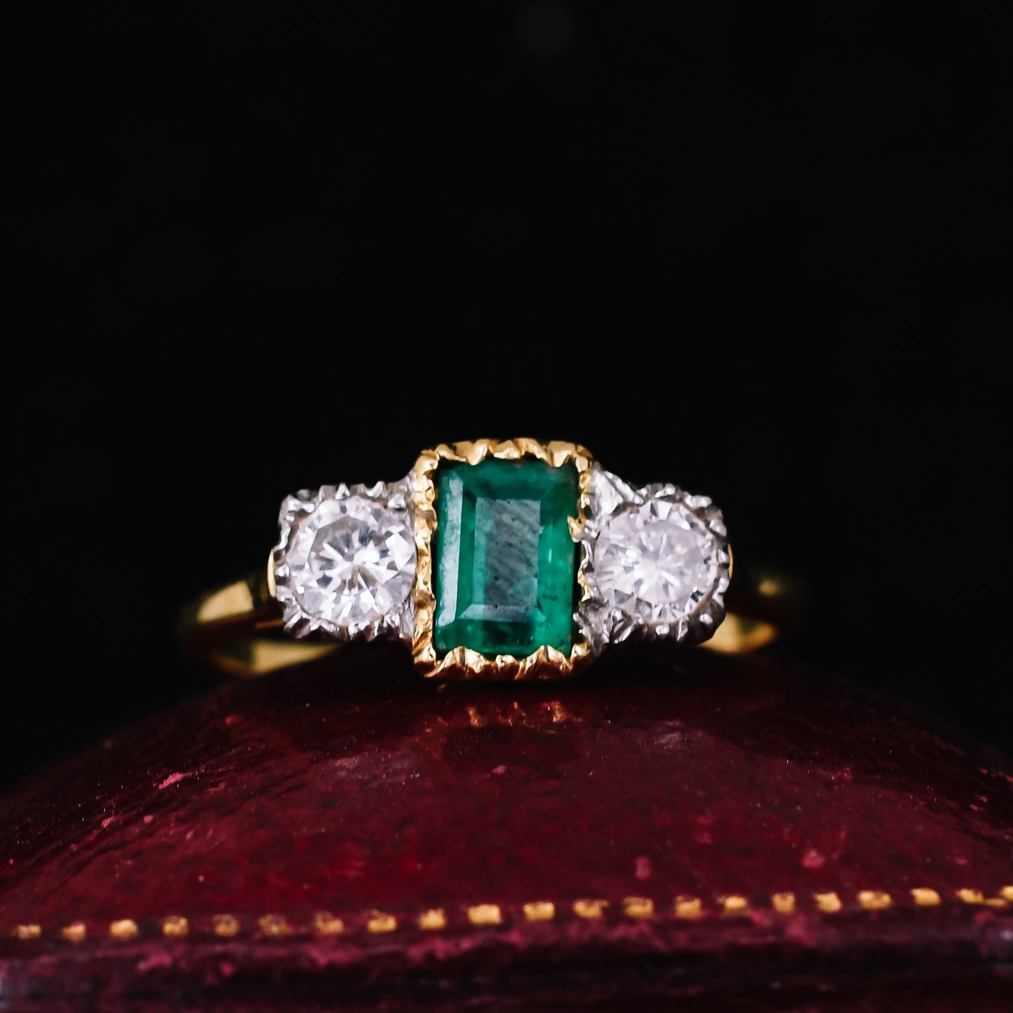 Mid-Century Diamond, Ruby & Emerald Tutti Fruity Ring – Butter Lane  Antiques