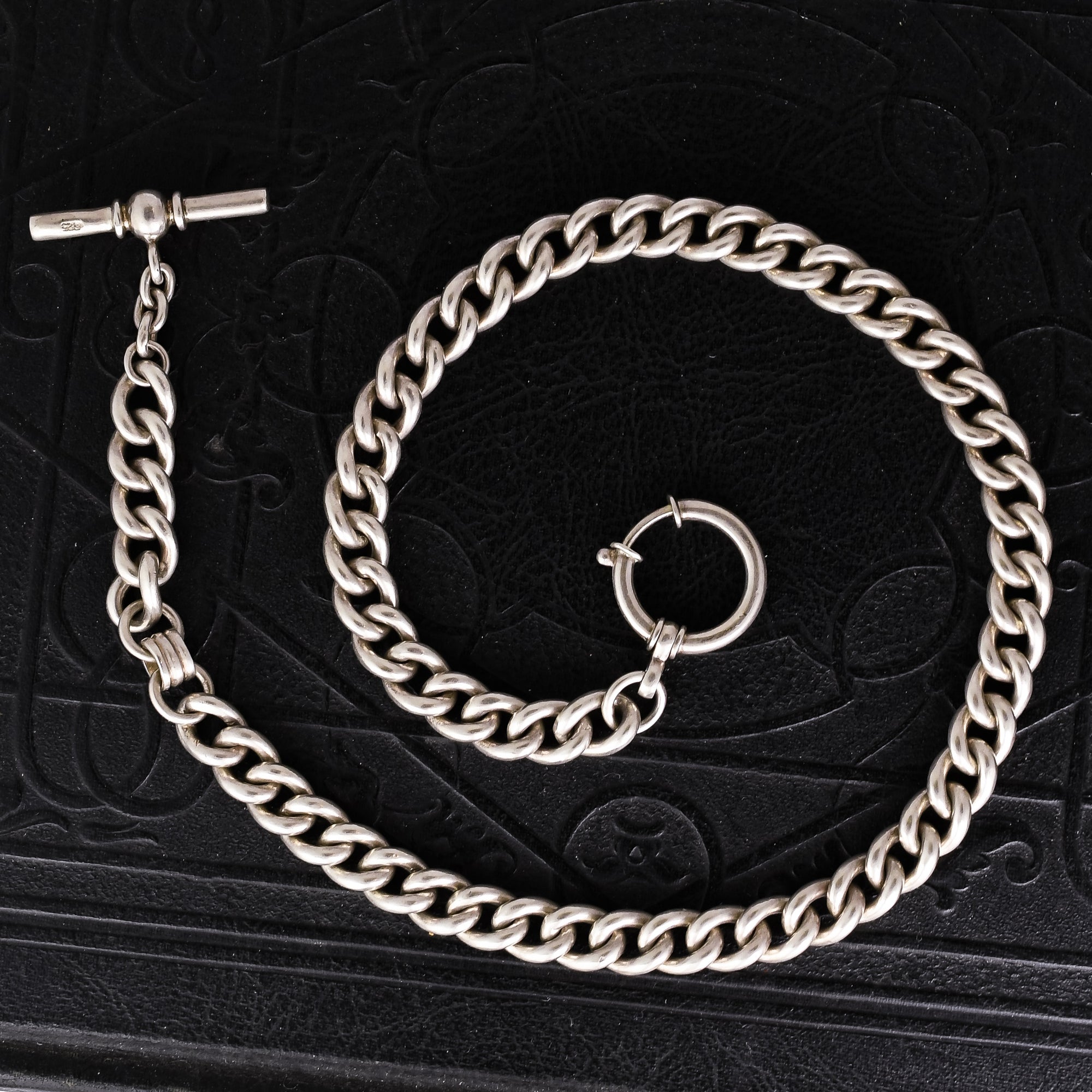 Albert`s Sterling Silver 22 In .85mm Round Box Chain