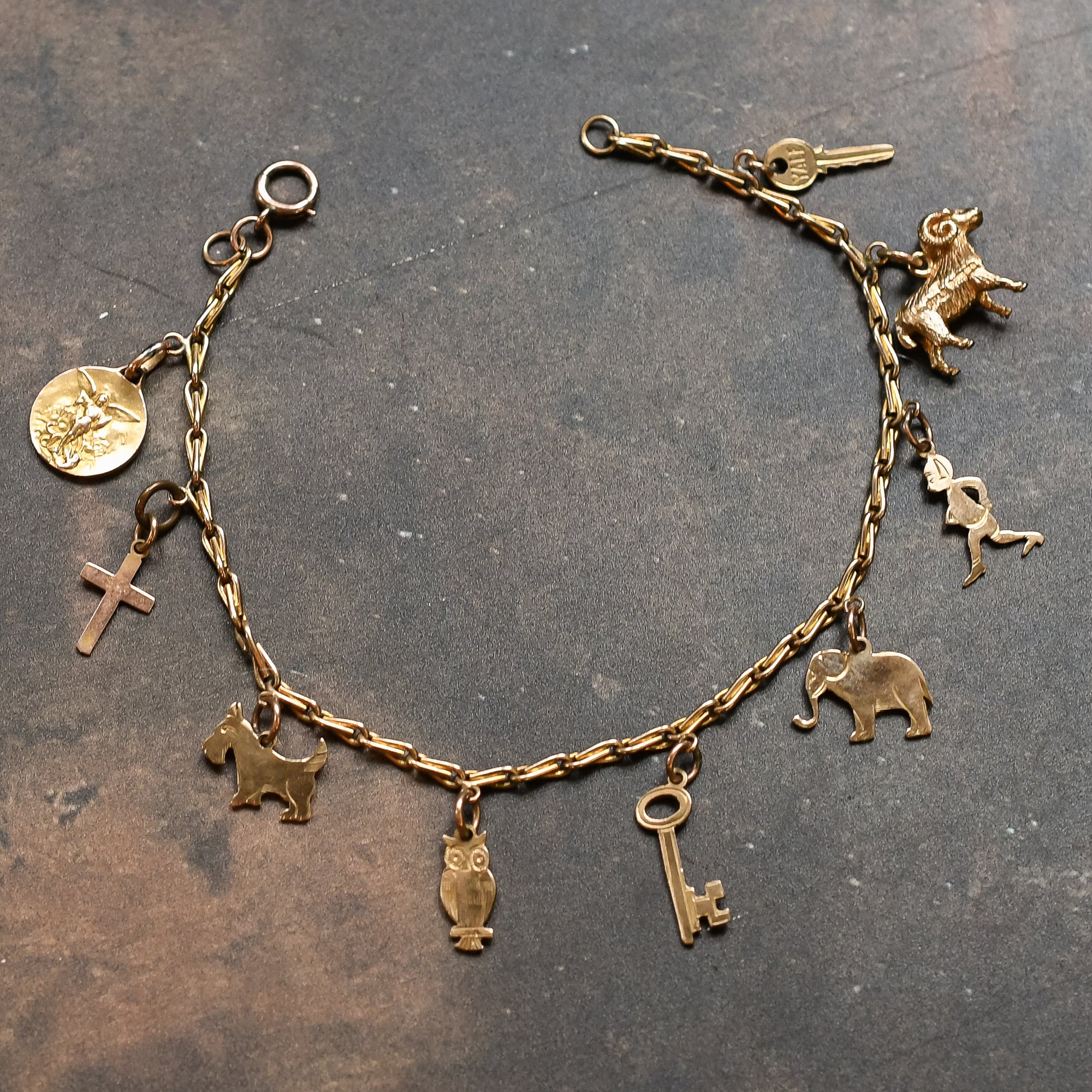 Charms Gold Bracelet Animals, Lv Gold Charm Bracelet