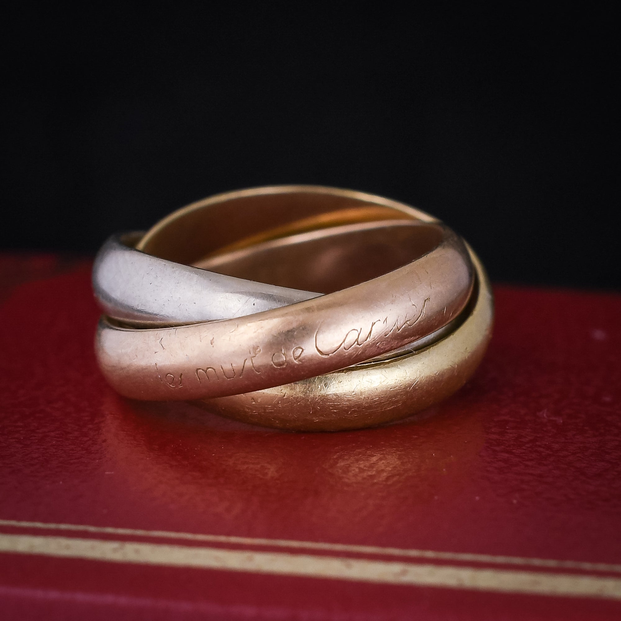 Vintage Must De Cartier Trinity Ring Butter Lane Antiques