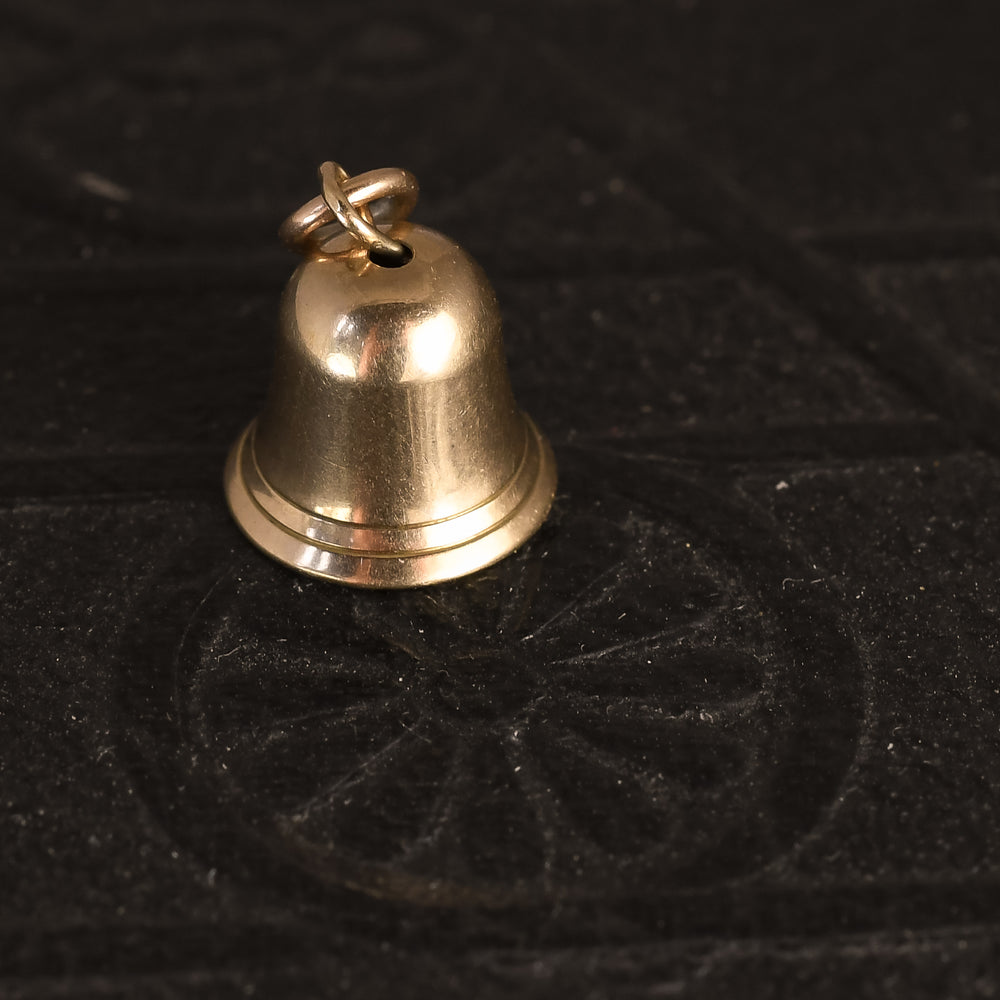 1950s Gold Bell Charm