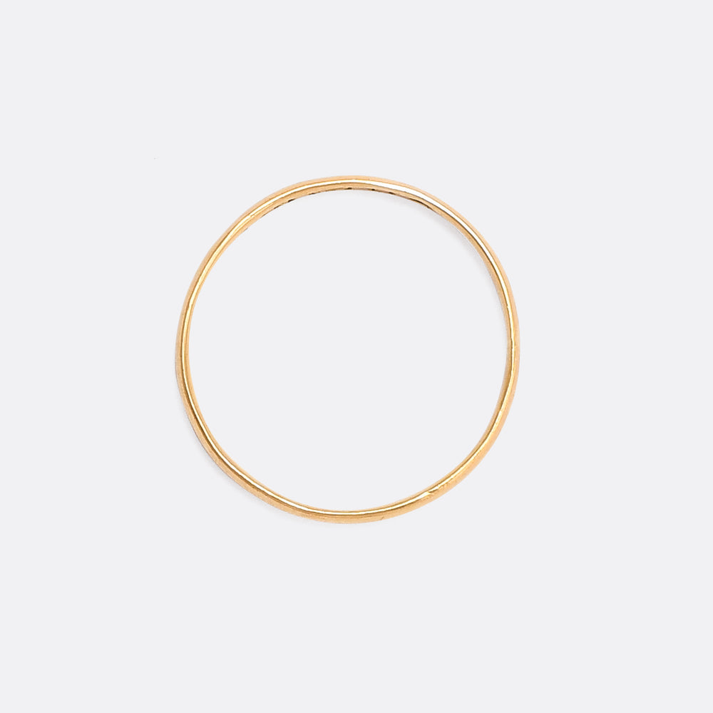 Mid-Victorian 22k Gold Wedding Band