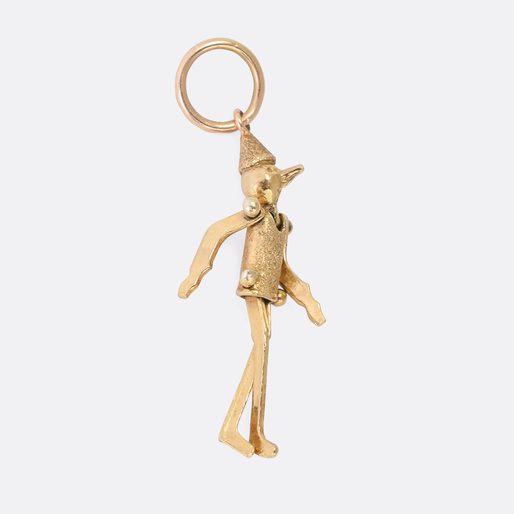 Victorian Gold Pinocchio Charm – Butter Lane Antiques