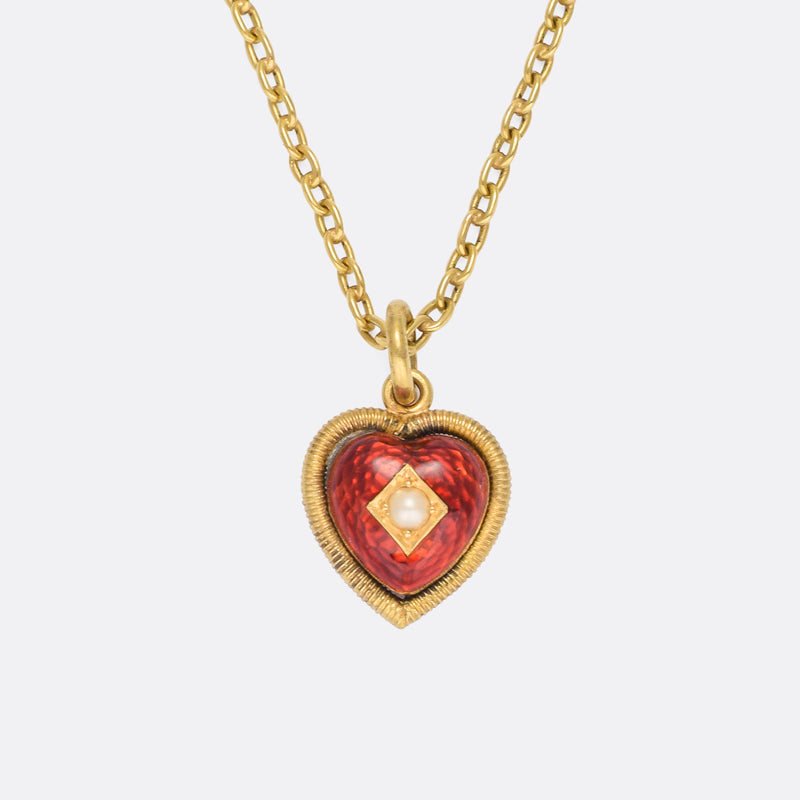 Victorian Gold Heart Padlock & Key Pendant – Butter Lane Antiques