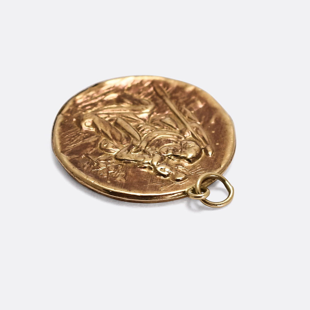 Vintage St Christopher Pendant